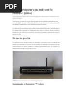 Como Configurar Uma Rede Sem Fio