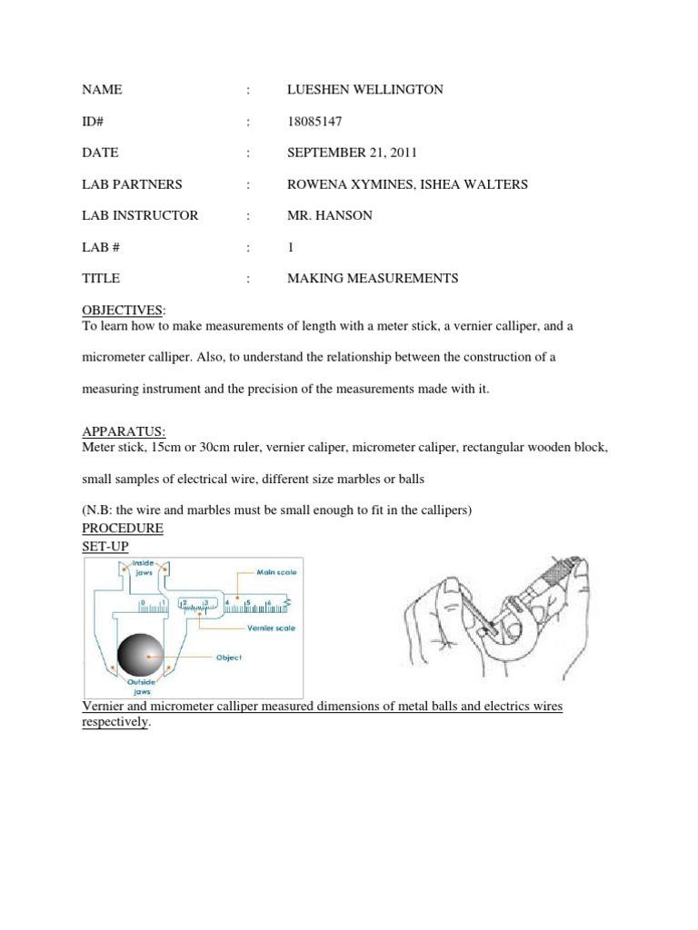 Meter Stick - Vernier