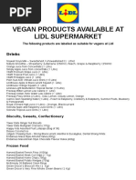 Download Lidl Vegan List by Vegan Future SN83849955 doc pdf