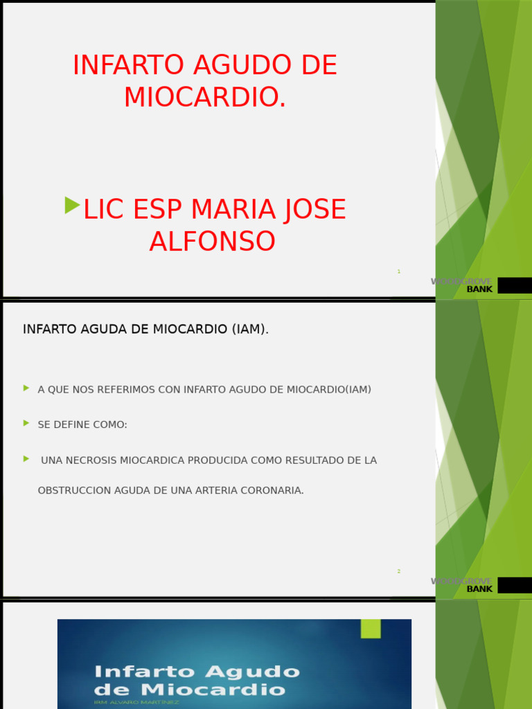 Infarto Agudo Miocardio | PDF | Infarto de miocardio | Isquemia