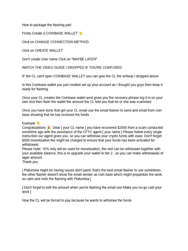 How To Package The Flashing For BTC Recovery Format | PDF