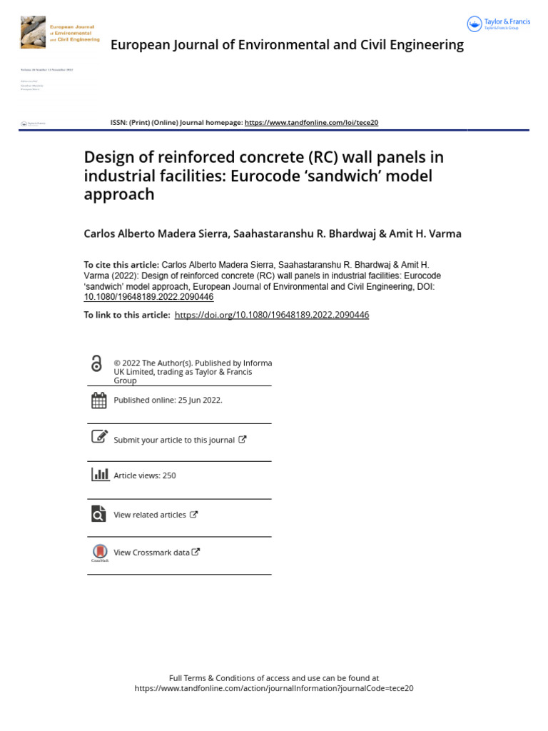Eurocode Design for RC Wall Panels | PDF | Stress (Mechanics ...
