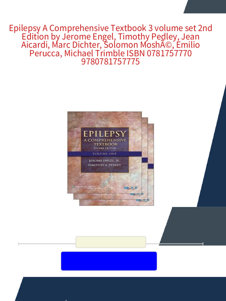 Epilepsy: a Comprehensive Textbook （3RD） Epilepsy: A Comprehensive Textbook eBook : Engel, Jr Jerome