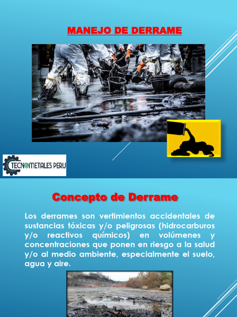 016 Manejo de Derrame | PDF | Agua | Entorno natural