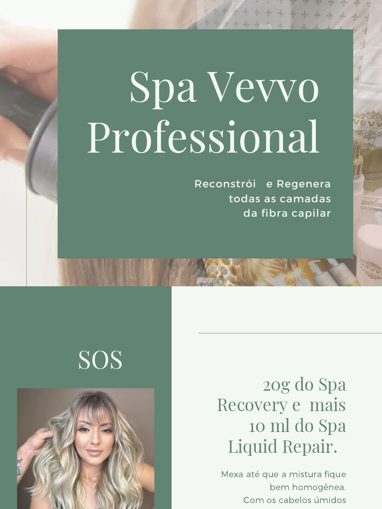 Protocólos de Tratamento Capilar Spa Vevvo | PDF | Cabelo | Cabeça e ...
