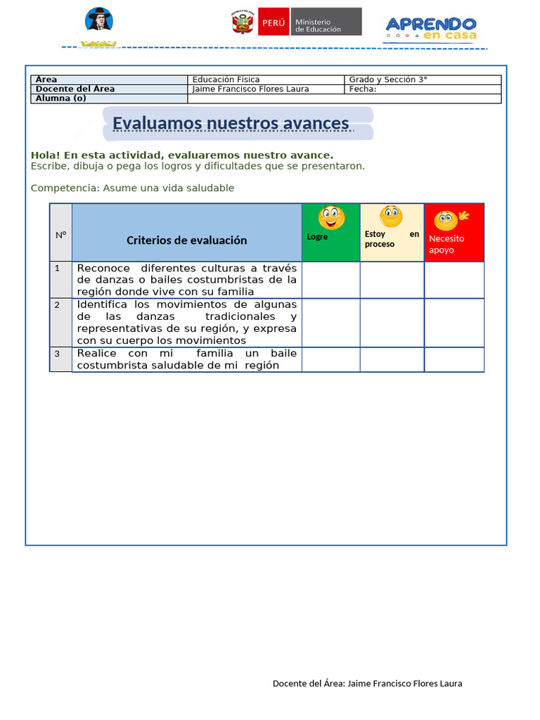 Autoevaluacion 3° (Semana 10) | PDF
