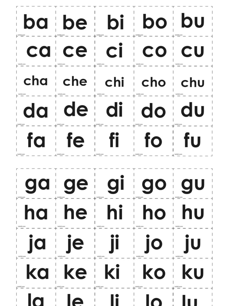 Silabas | PDF