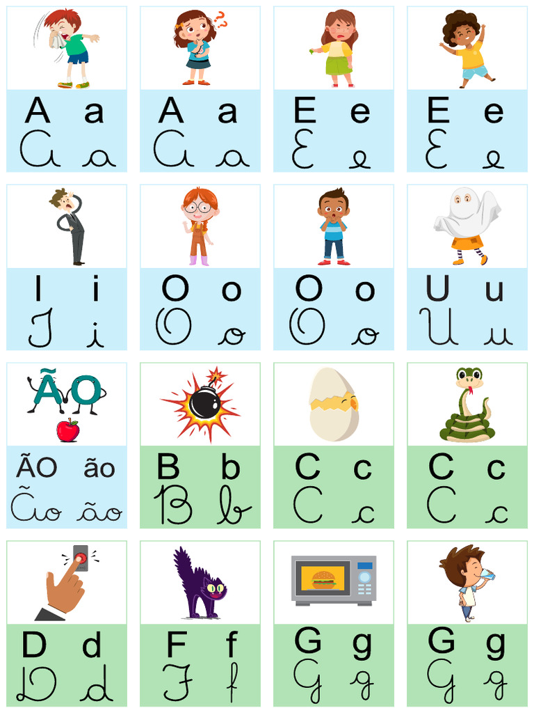 Alfabeto Ilustrado para Educação Infantil | PDF