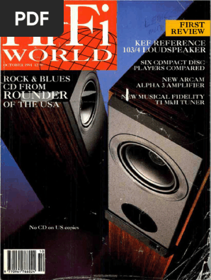 Leo Hi Fi World 1991 10 | PDF | Loudspeaker | Amplifier
