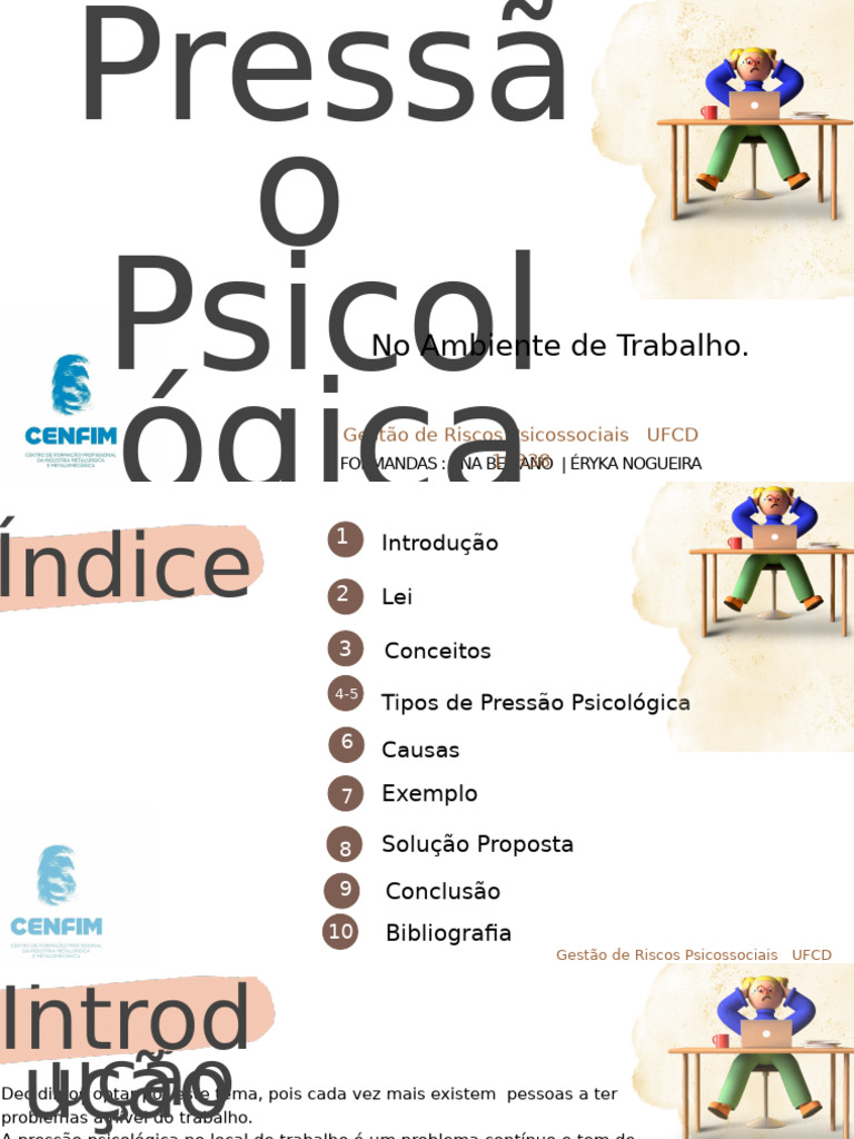 Gestão de Pressão Psicológica no Trabalho | PDF | Psicologia | Ansiedade