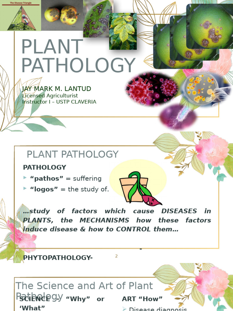 Understanding Plant Pathology Basics | PDF | Pathogen | Plant Pathology