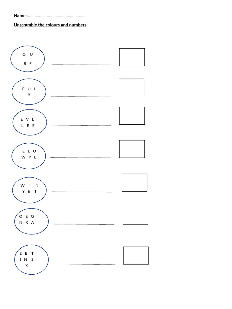 Unscramble PDF