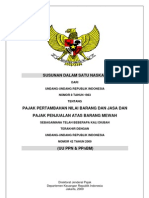 Susunan Dalam Satu Naskah - UU PPN 1983 SD UU 042 2009