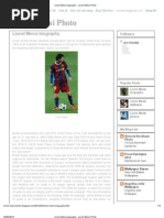 Download Lionel Messi Biography - Lionel Messi Photo by kjsslv SN83857530 doc pdf