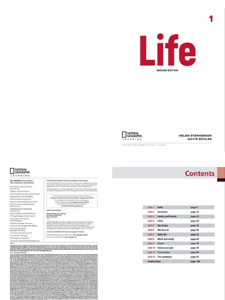 Life 2ed 1 AME Workbook | PDF