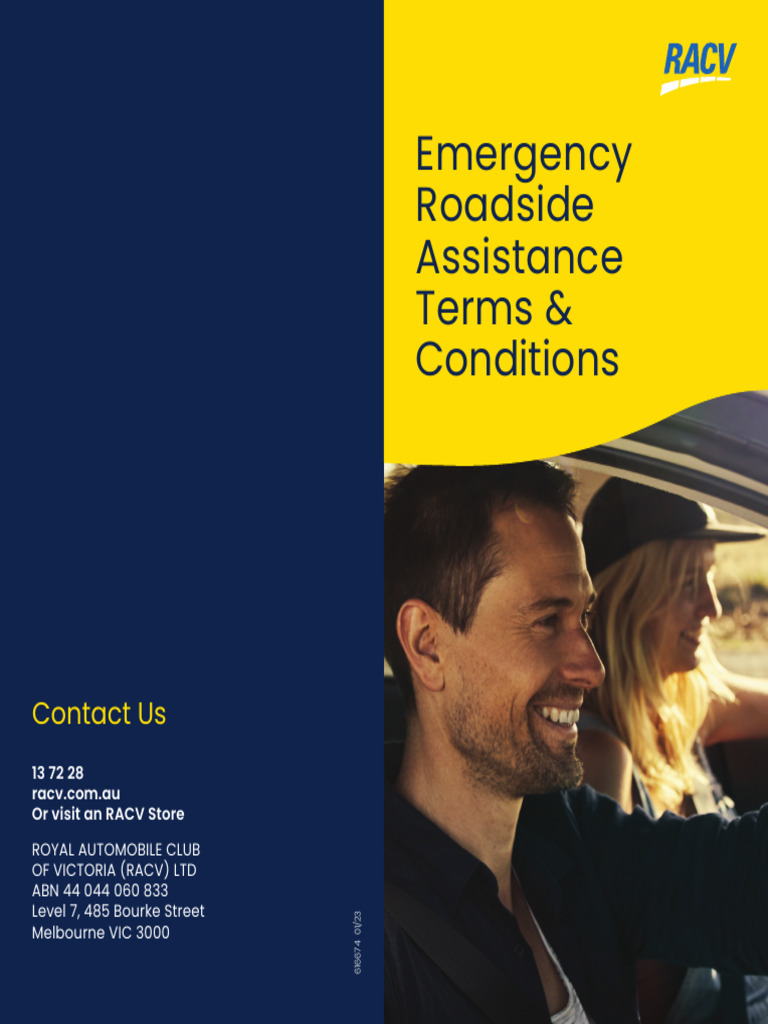 RACV Emergency Roadside Assistance Guide | PDF | Legal Liability ...