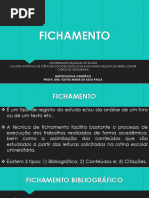 Modelo de Fichamento ABNT | PDF
