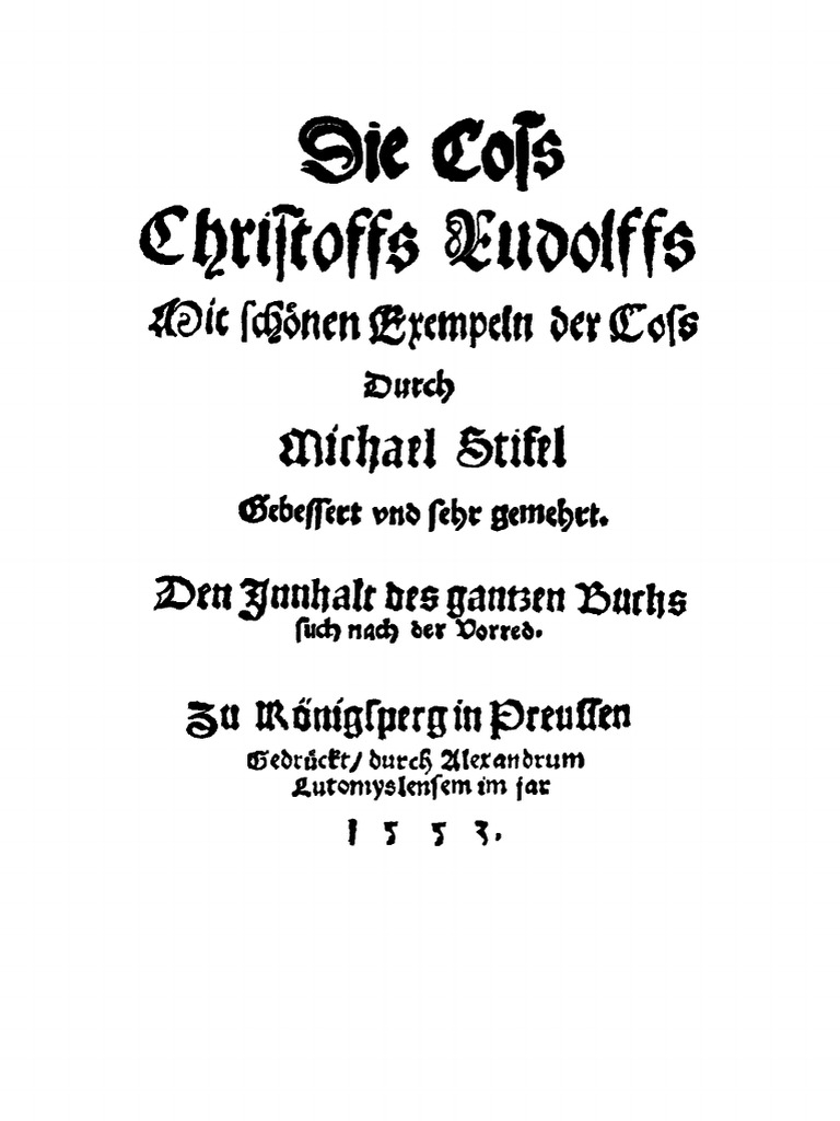 Rudolff | PDF
