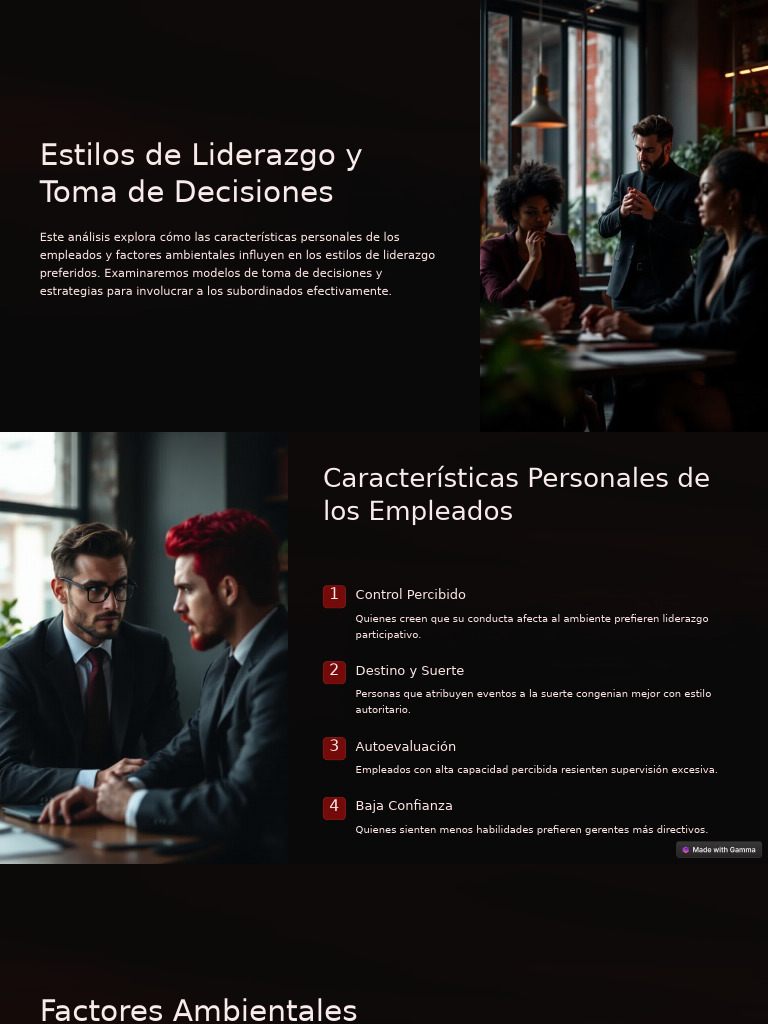 Estilos de Liderazgo y Decisiones Efectivas | PDF | Liderazgo | Toma de ...