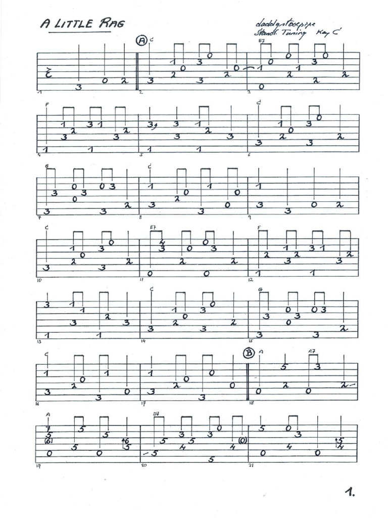 TAB A Little Rag | PDF