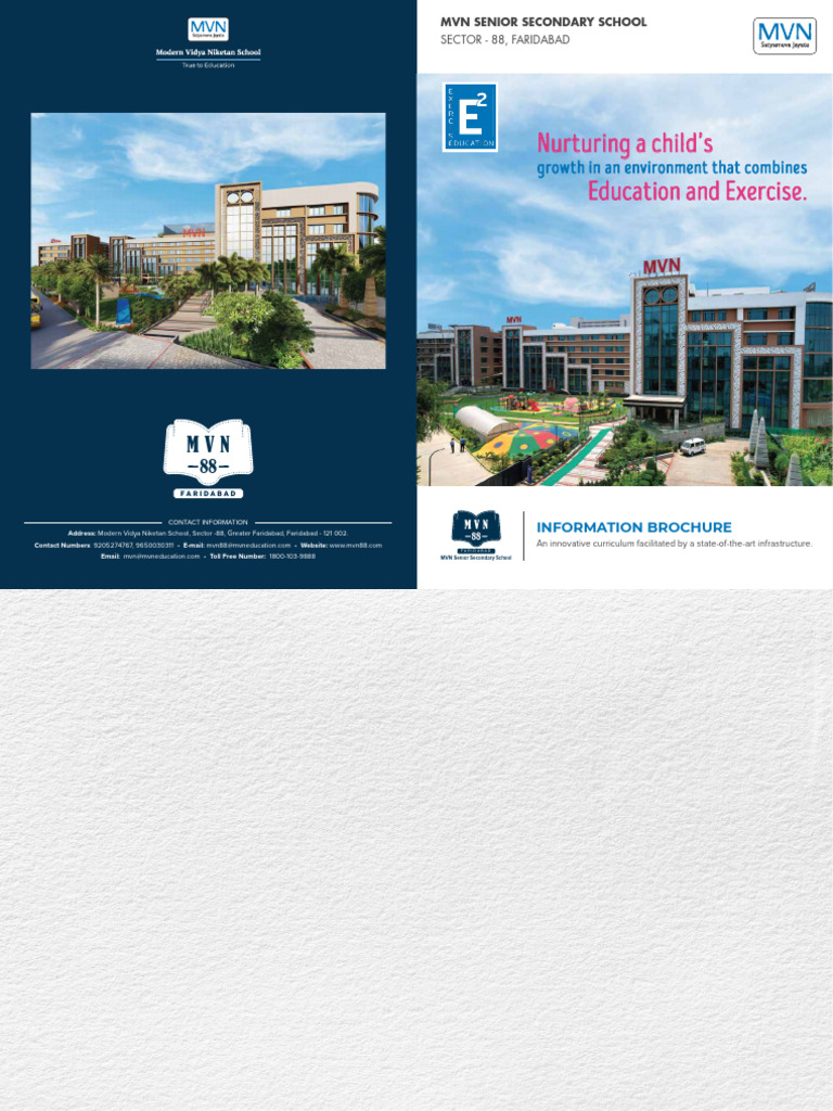 MVN Brochure July 22 | PDF | Curriculum | University And College Admission