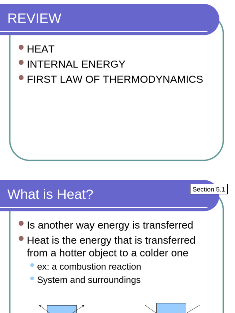 Enthalpy and Heat Changes in A Rection | PDF | Heat | Scientific Phenomena