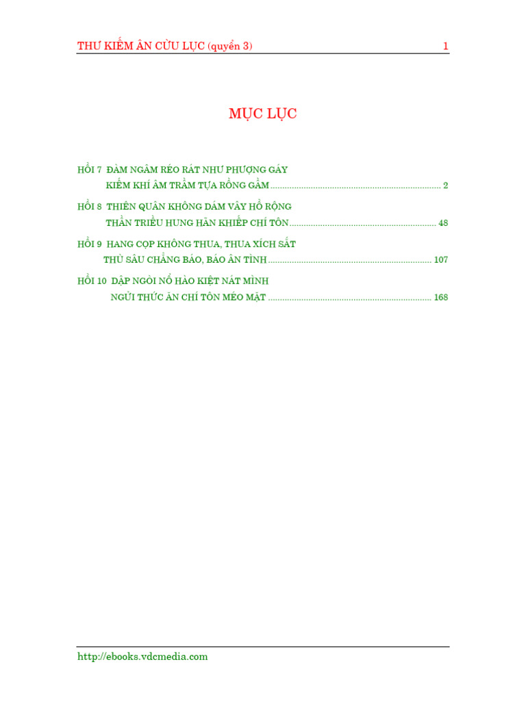 Thu Kiem An Cuu Luc - Quyen 3 | PDF
