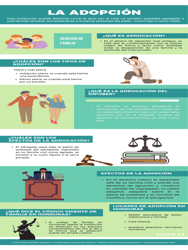 Infografia Adopcion Grupo 5 2025 | PDF | Adopción | Instituciones sociales
