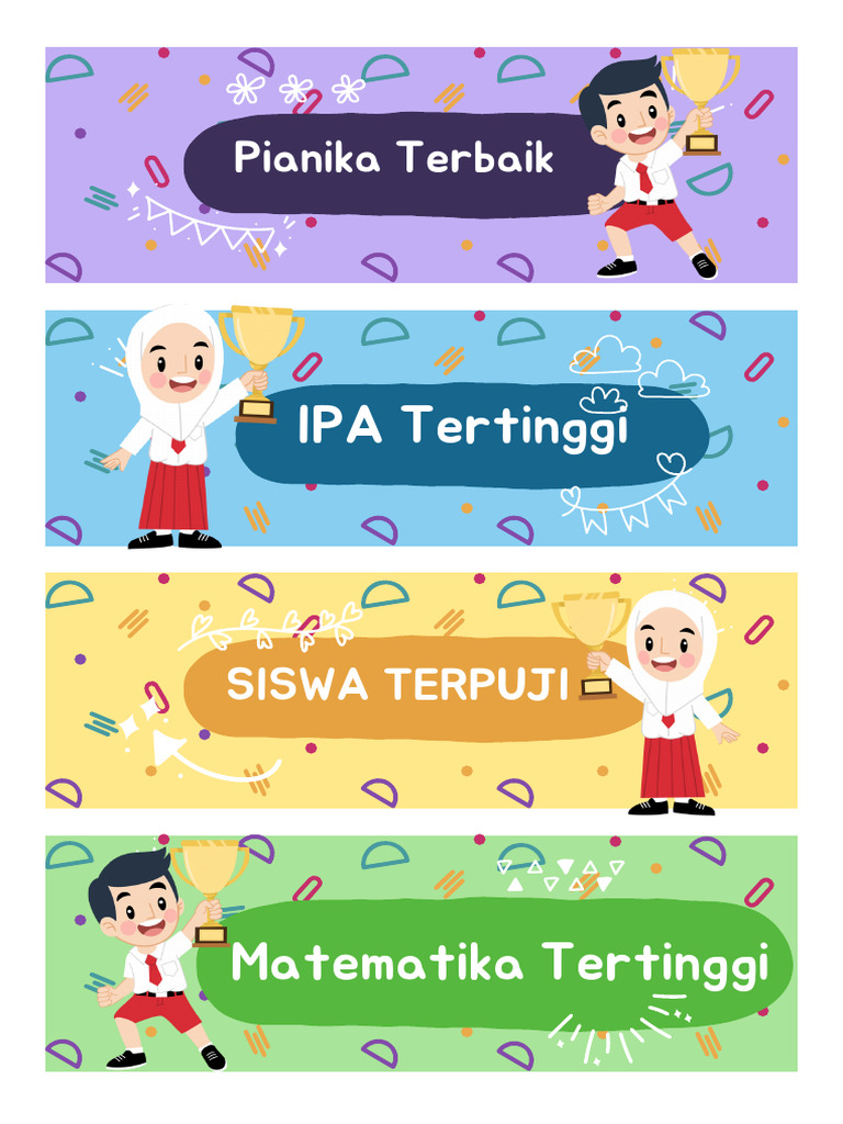 Colorful Kids Name Student Label (1) | PDF