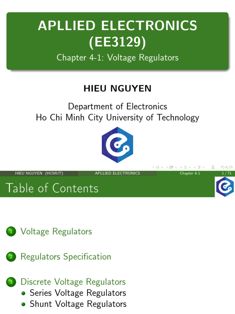 Chapter4 1 Voltage Regulator Pdf Amplifier Operational Amplifier