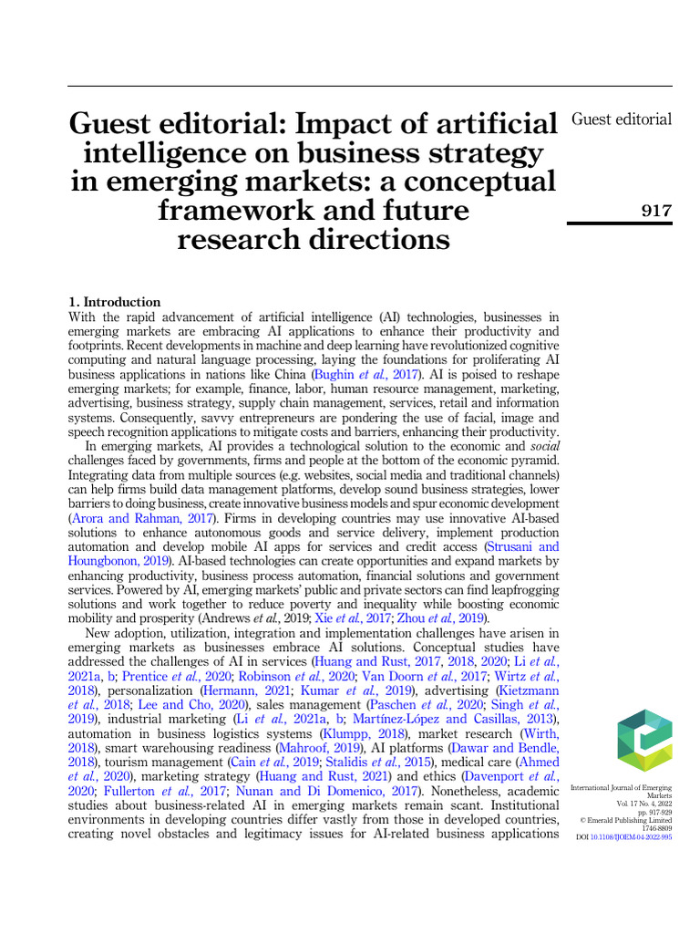 Guest Editorial Impact of Art | PDF | Artificial Intelligence ...