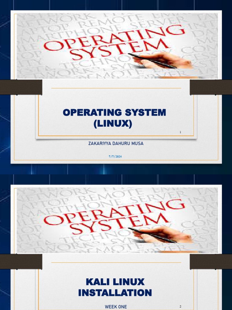 INTRODUCTION TO OPERATING SYSTEM | PDF | Unix | Command Line Interface