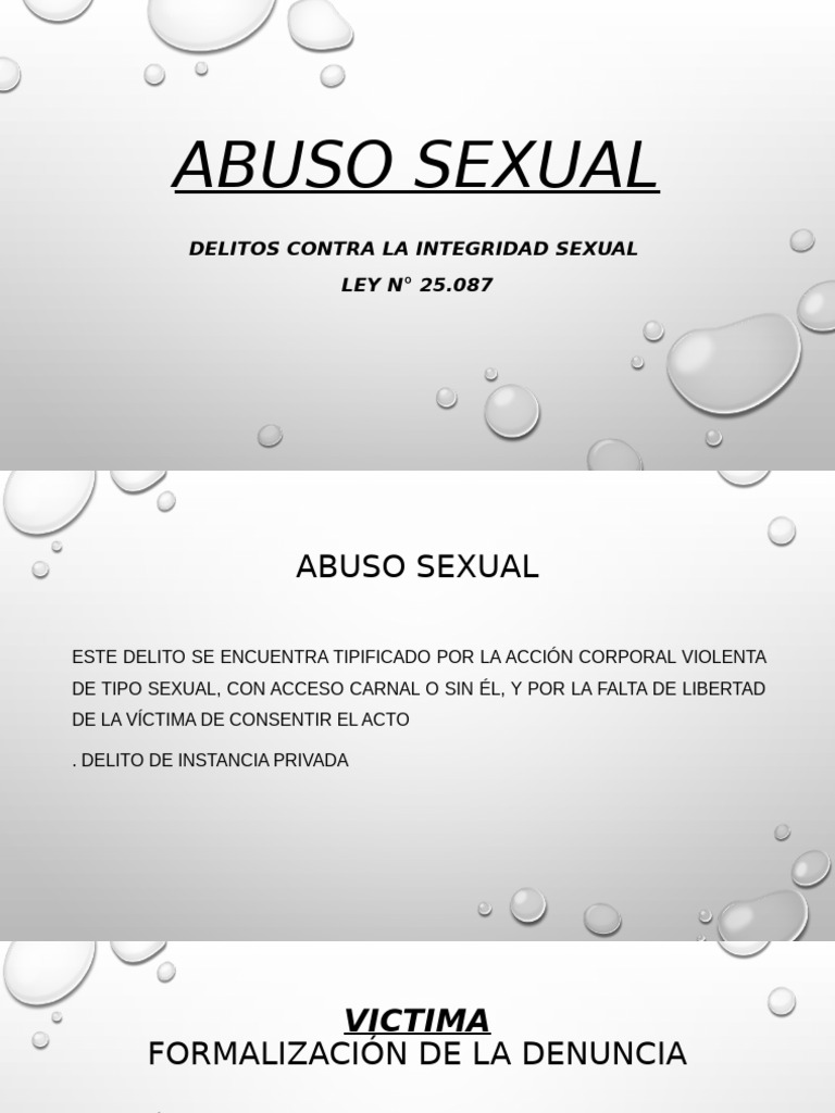 Proceso de Denuncia por Abuso Sexual | PDF | Abuso sexual | Sexo anal
