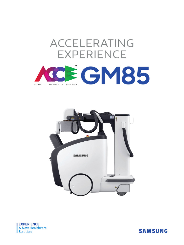 Samsung GM85: Advanced Radiography System | PDF | Radiography | X Ray