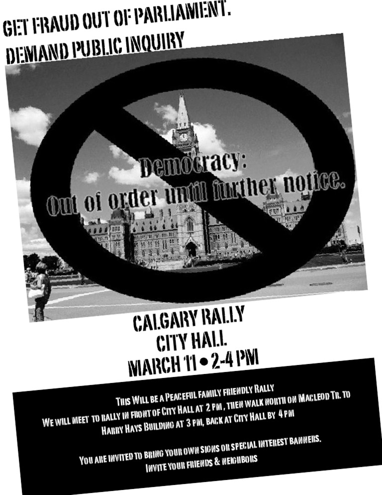 Democracy Rally Poster | PDF