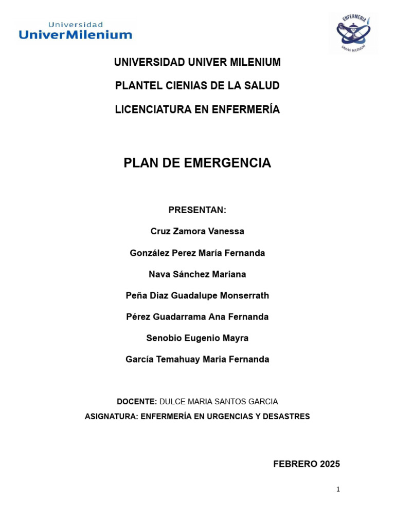 Plan de Emergencia Escolar ante Sismos | PDF | Riesgo | Defensa Civil