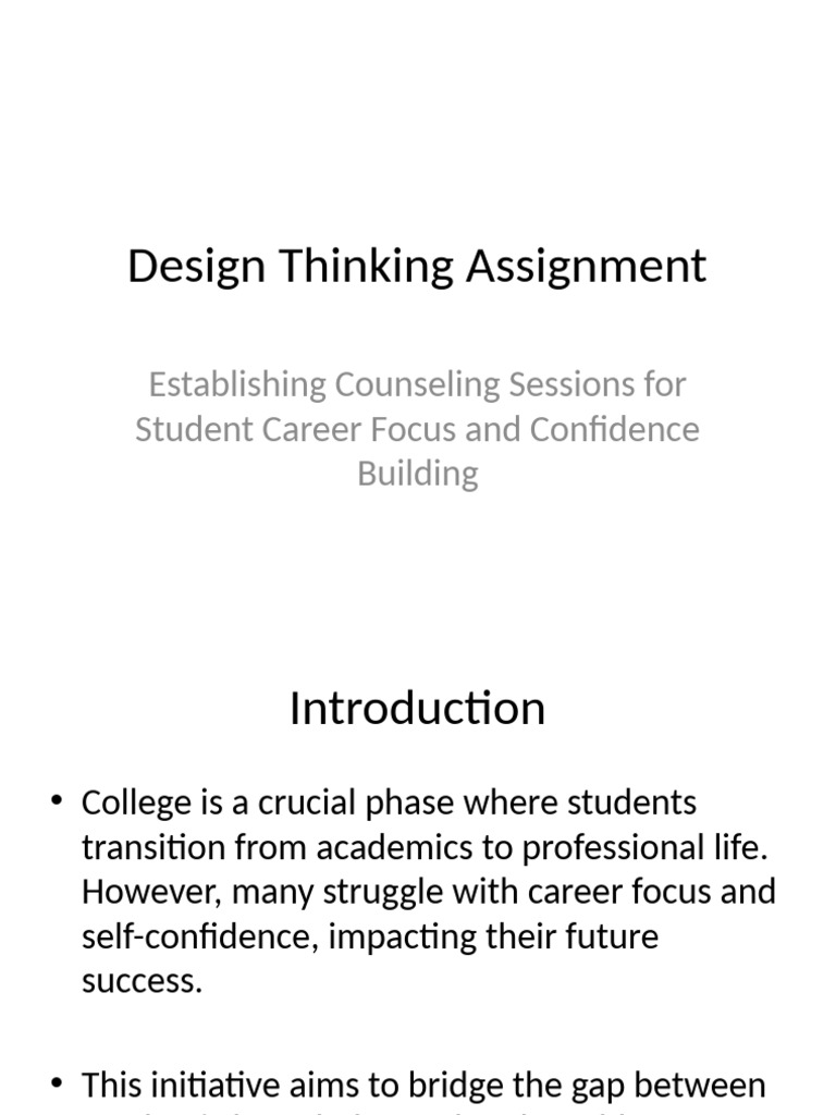 Design_Thinking_Presentation (1) | PDF | Anxiety | Psychology