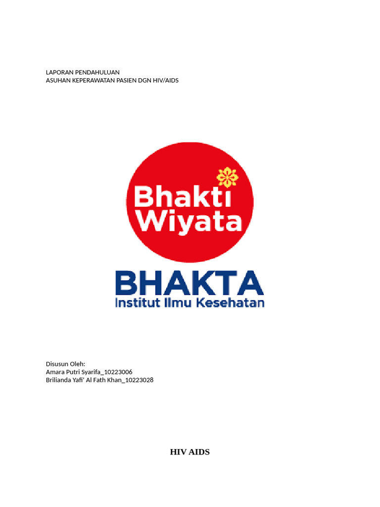 Laporan Pendahuluan Hiv | PDF
