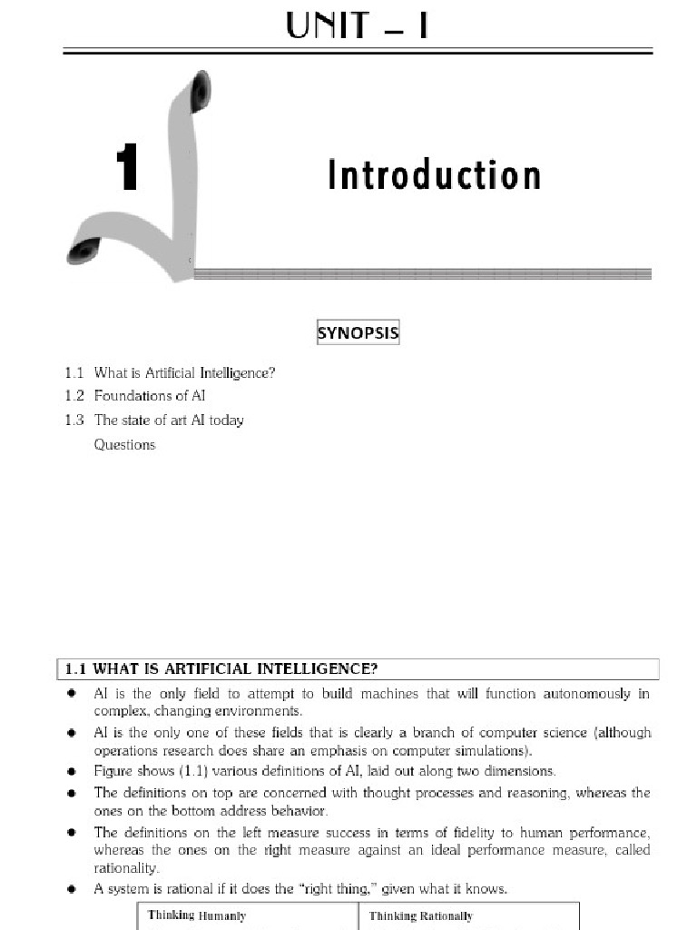 Unit 1 | PDF