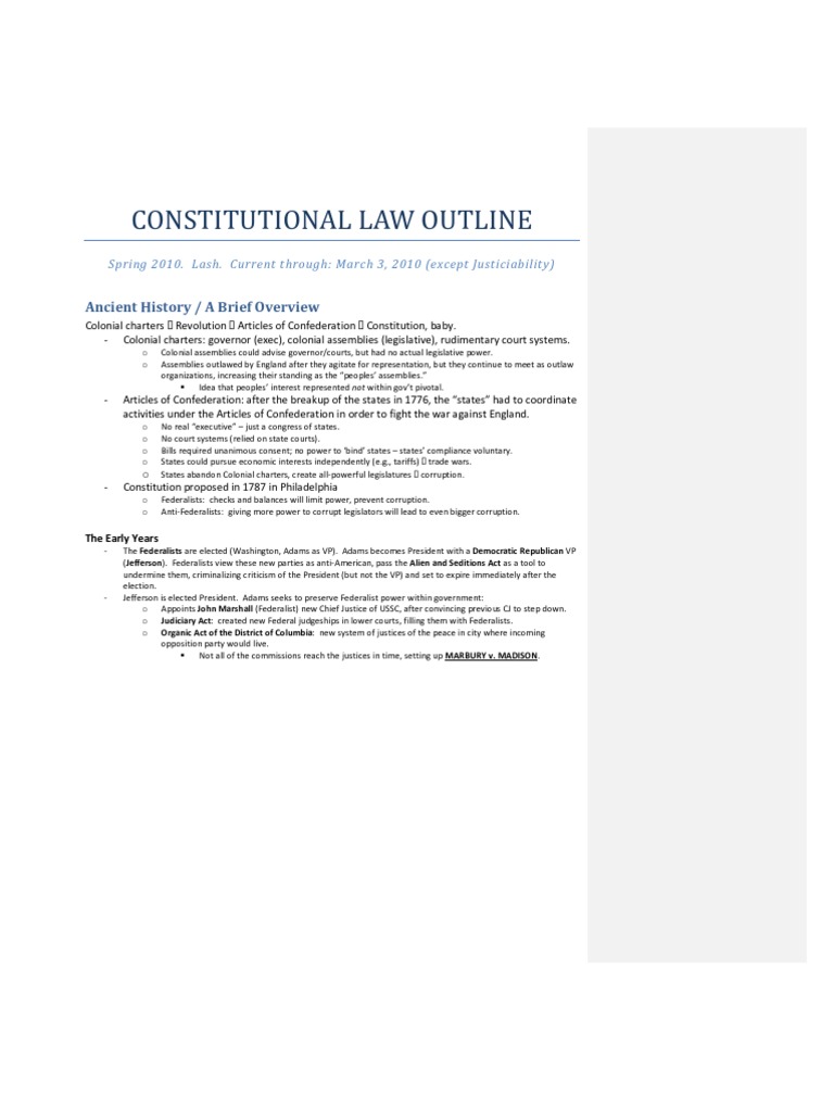 Constitutional law outline 2021 picture