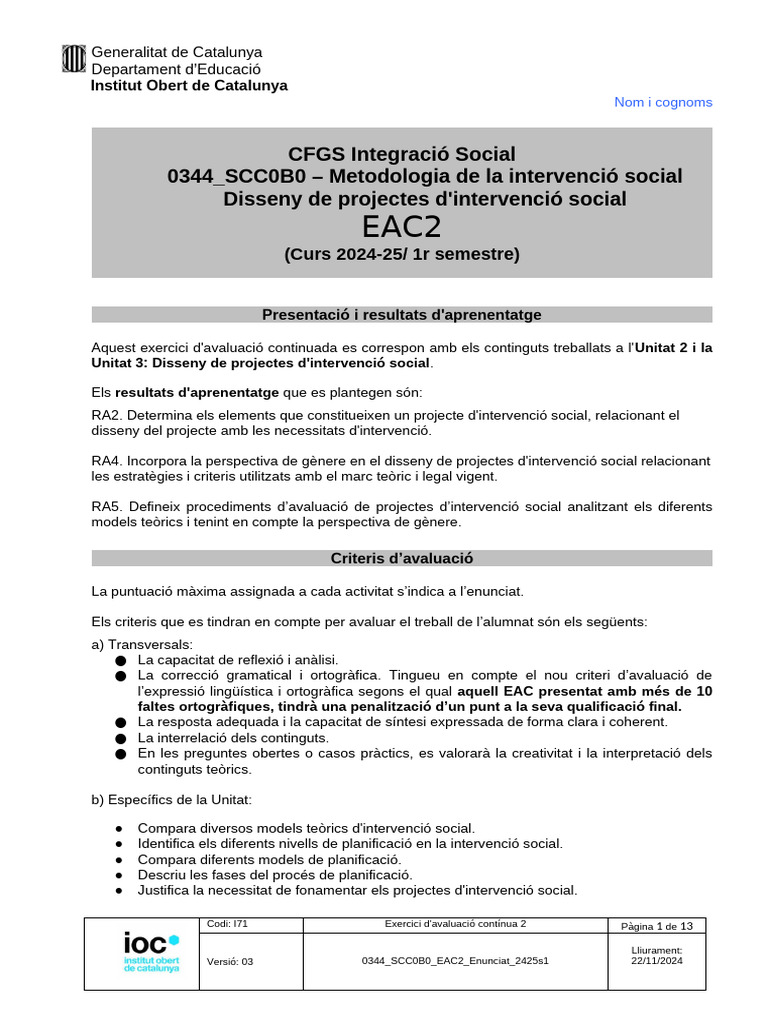 0344 SCC0B0 EAC2 Enunciat 2425s1 | PDF