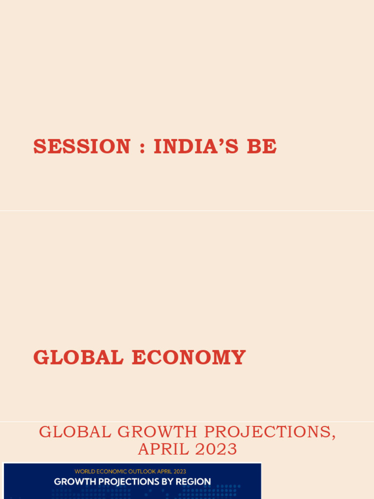 India's Economic Growth Outlook 2023 | PDF | Economic Inequality ...