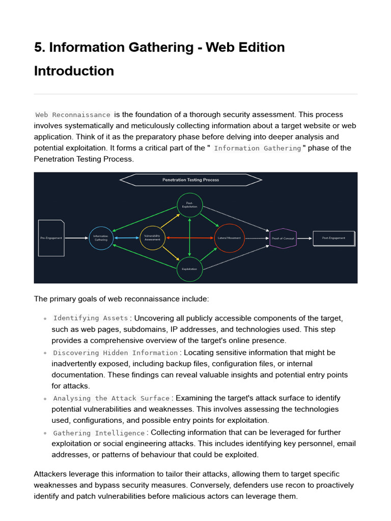 Web Reconnaissance Techniques Overview | PDF | Domain Name System ...