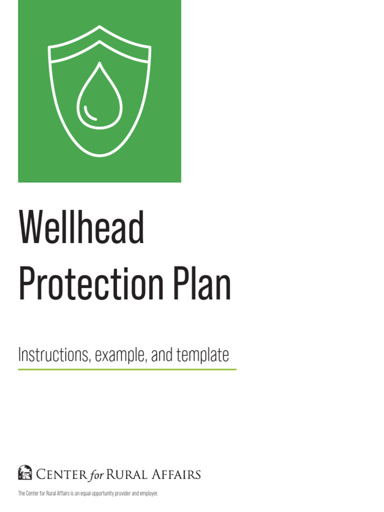 Wellhead Protection Plan Guide and Template | PDF | Natural Resources ...