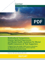 2012 STAR Center REPORT On Mental Health & Intense Spiritual Experiences