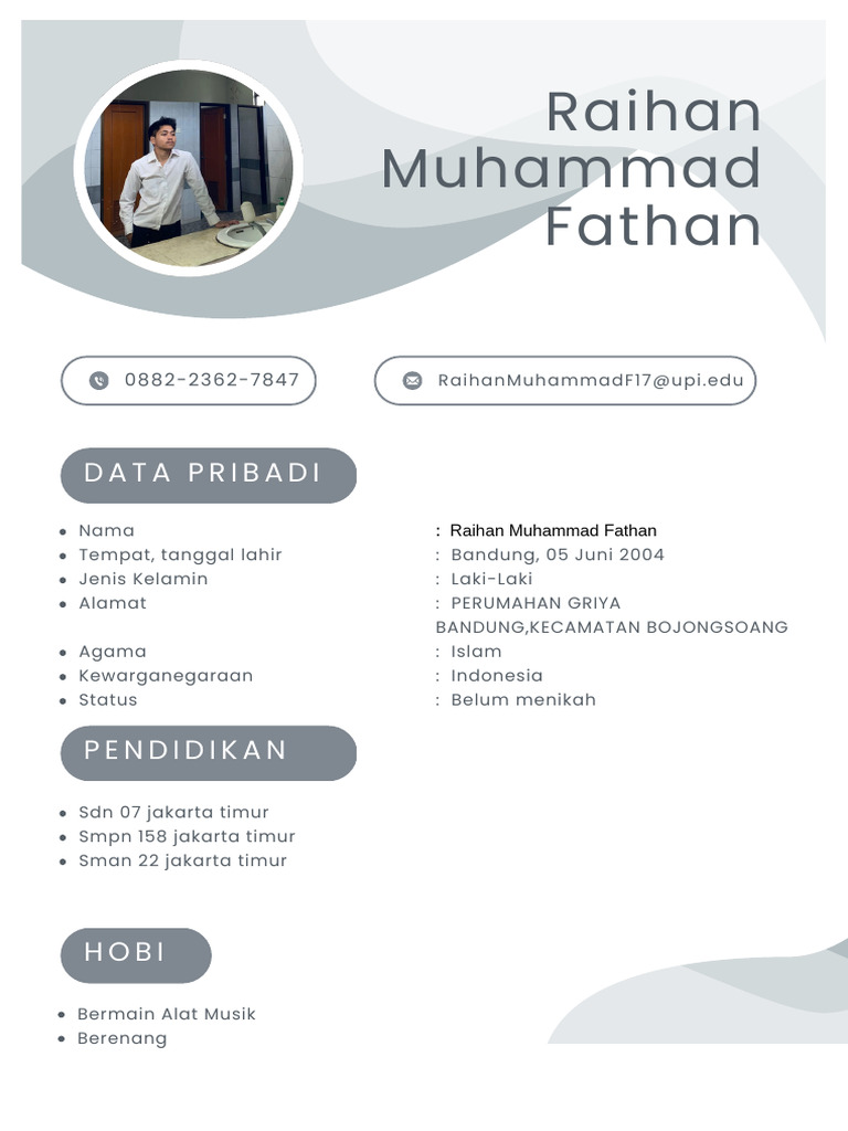 Putih dan Abu Abu Minimalis Modern - 1