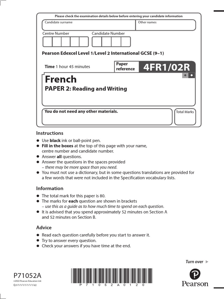 Écrire un chèque en français | PDF