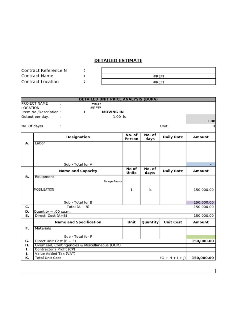 Dupa Sample Format | PDF | Value Added Tax | Cost