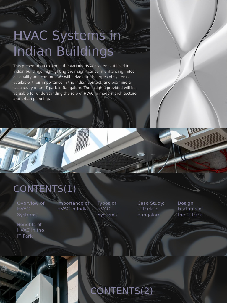HVAC Systems in Indian Buildings | PDF | Efficient Energy Use ...