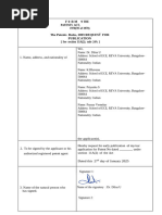 Guidelines For Filling-Up Indian Patent Form - 2 | PDF | Patent Claim ...